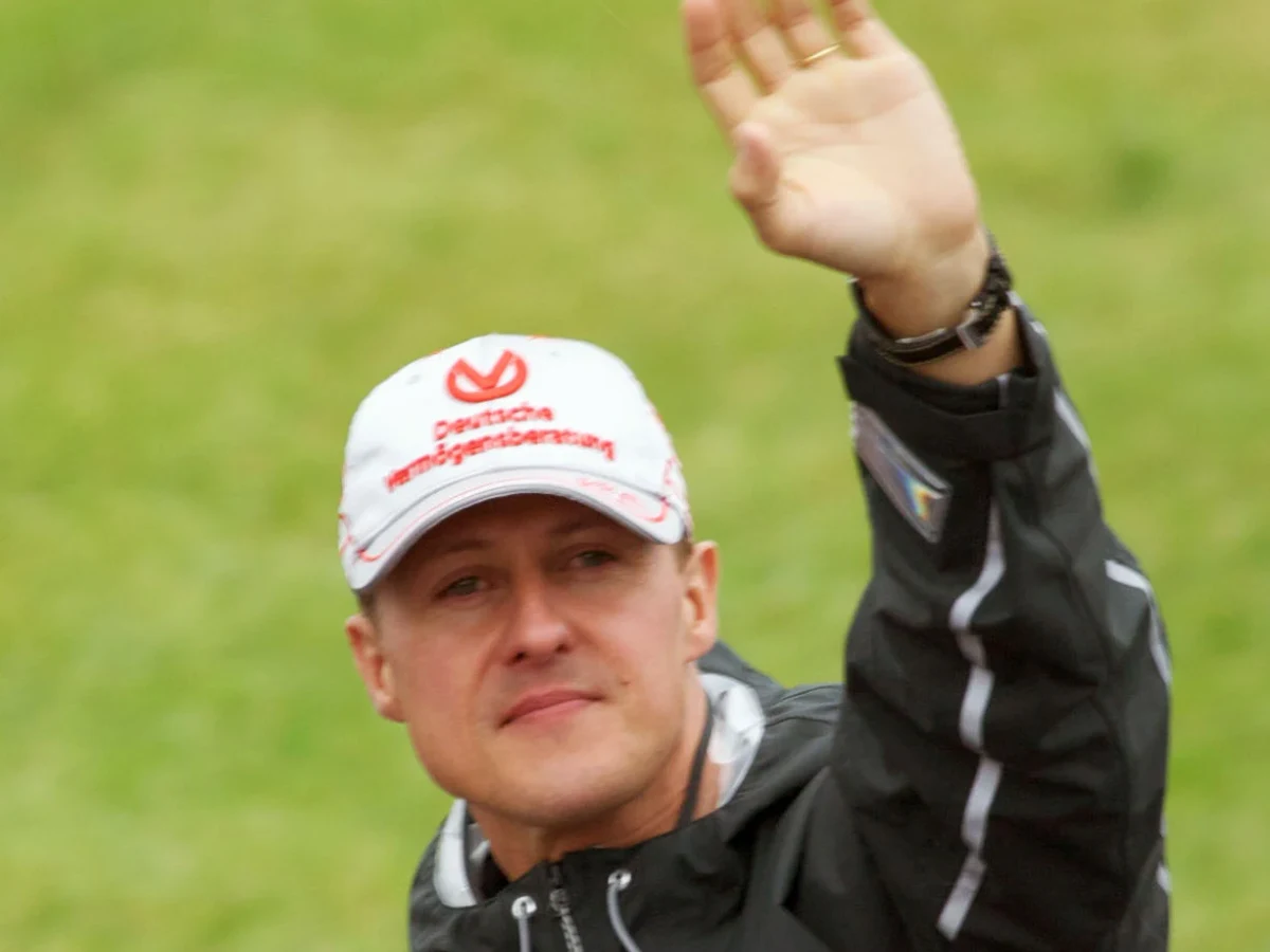 Michael Schumacher, sjufaldig F1-världsmästare, på Örebro Race Day